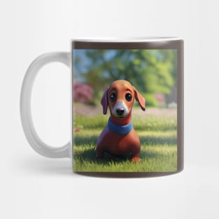 Sausage Dog Dachshund Puppy Art Mug